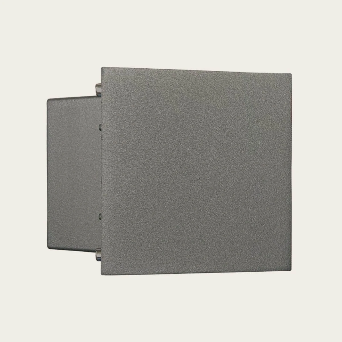 Graphite Outdoor Rectangular Wall Light E27 IP44