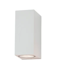 Matt White Outdoor Up/Down Wall Light IP54 - Image 2