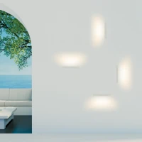 Matt White Outdoor LED Wall Light - Image 1