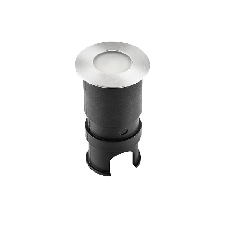 Outdoor Inground LED Light 3W 3000K IP65 Round Aluminium