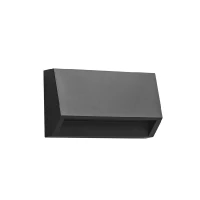 Lauko LED laiptų šviestuvas 2W 3000K IP54 Grafito spalvos ABS - Nuotrauka 2