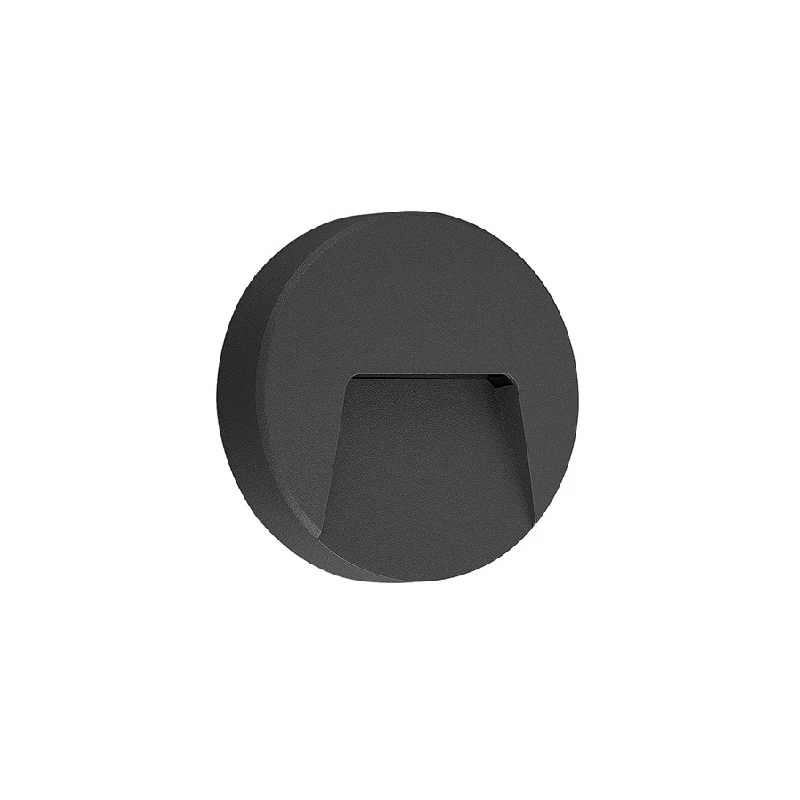 Surface Mounted Outdoor Step Light, Graphite ABS