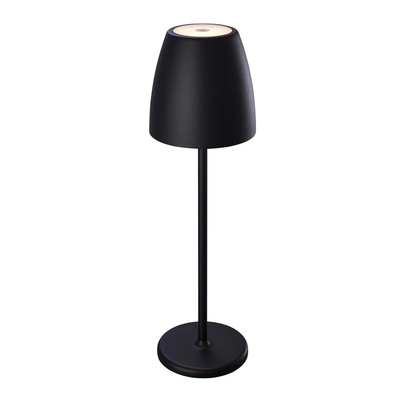 Lauko Nešiojamas LED Stalo Šviestuvas, Smėlio Juodos Spalvos