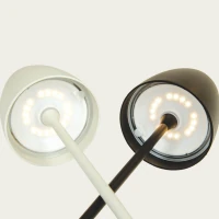 Lauko Nešiojamas LED Stalo Šviestuvas, Smėlio Juodos Spalvos - Nuotrauka 1