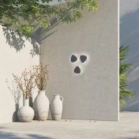 Graphite Pebble Outdoor LED Wall Light IP65 - Image 1