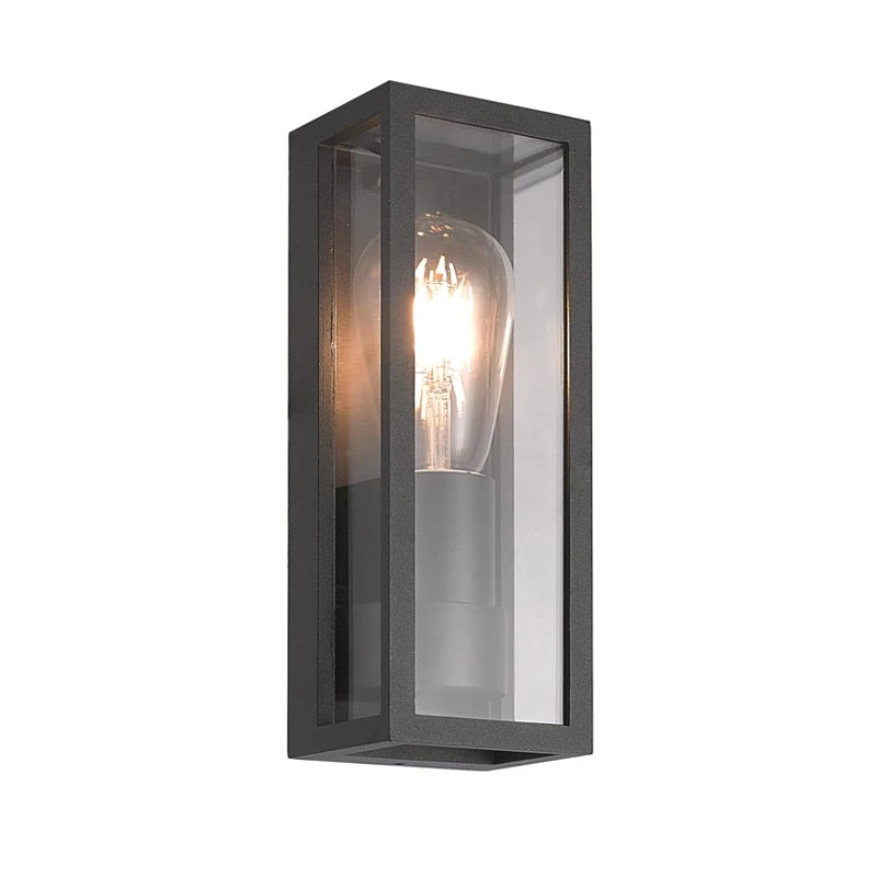 Outdoor Wall Light IP65 Sandy Black