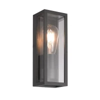 Outdoor Wall Light IP65 Sandy Black - Image 1