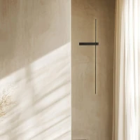Minimalist Black Matt LED Wall Light 14W 3000K - Image 3
