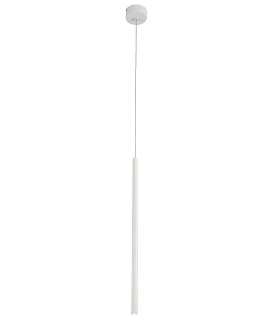 Matinis baltas aliuminio LED pakabinamas šviestuvas, 3W 2700K