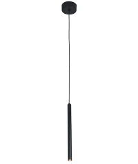 Black Matt Aluminium Slim LED Pendant Light - Image 2
