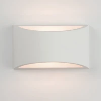 Pure White Gypsum Wall Light G9 25W max Surface Mount - Image 1