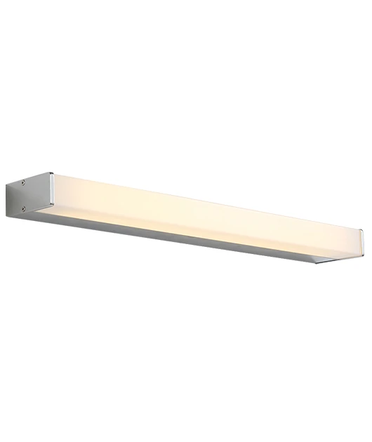 Pilkas LED vonios šviestuvas, 55cm, IP44