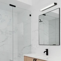 Bathroom LED Light 16W 3000K IP44 Black Matt - Image 1