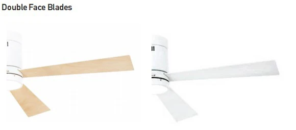 Modernus LED Lubinis Ventiliatorius su Šviesa, Dvipusiais Mentelėmis, 124cm