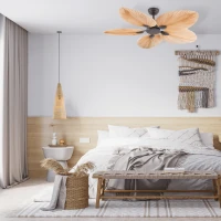 Tropical Palm Leaf Ceiling Fan 132cm - Image 3
