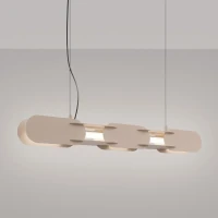 Pakabinamas šviestuvas 91 cm – linijinis, pilkai ruda, CRI98 - Nuotrauka 1