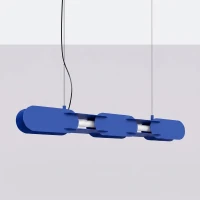 Pakabinamas šviestuvas 91 cm – linijinis, ultramarino, DALI - Nuotrauka 3