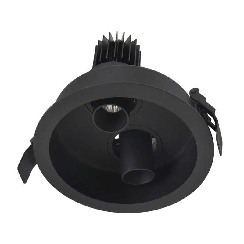 Recessed Movable LED Spotlight 18W 3000K Sandy Black