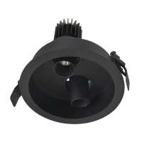 Recessed Movable LED Spotlight 18W 3000K Sandy Black - Image 1