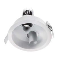 Recessed Adjustable LED Spot Light 2x9W 3000K Sandy White - Image 1