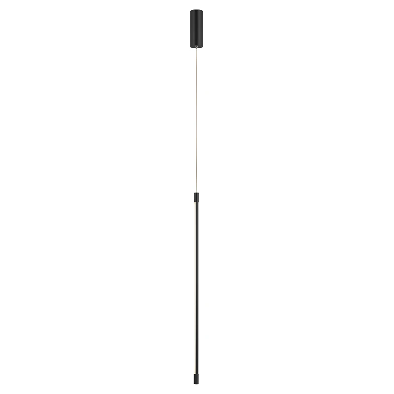 Black Slim LED Pendant Light