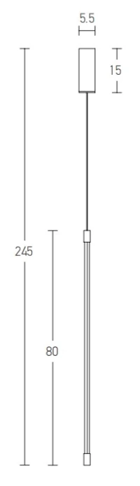 Gold Matt LED Pendant Light - Image 2