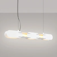 Pendant lamp 91 cm/10W – linear, white, CRI98 - Image 1