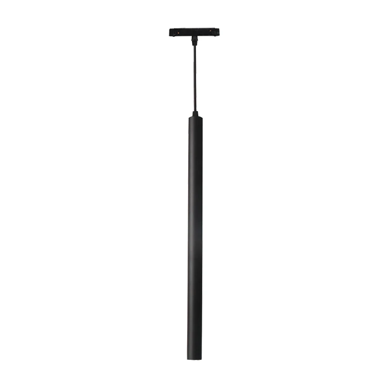 Magnetinis bėgelinis LED pakabinamas šviestuvas, 48V 7W, juodas