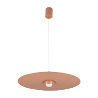 LED pakabinamas šviestuvas Ø55 cm – apvalus, terakotinis, TRIAC - Image 4