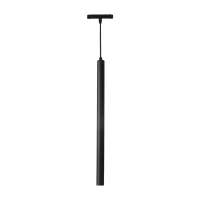 Magnetinės sistemos LED pakabinamas šviestuvas, 7W 3000K, matinis juodas