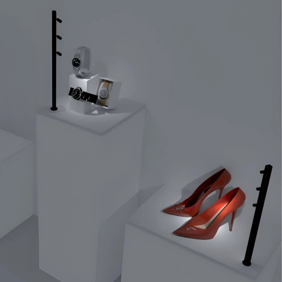 Magnetic LED Spotlight 2.6W, 3000K, Black Matt