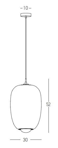 Matinės Aukso Spalvos Pakabinamas Šviestuvas su Tonuotu ir Opaliniu Stiklu, H52cm