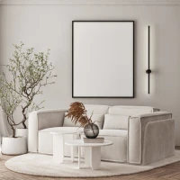 Black Matt Minimalist LED Wall Light - Image 1
