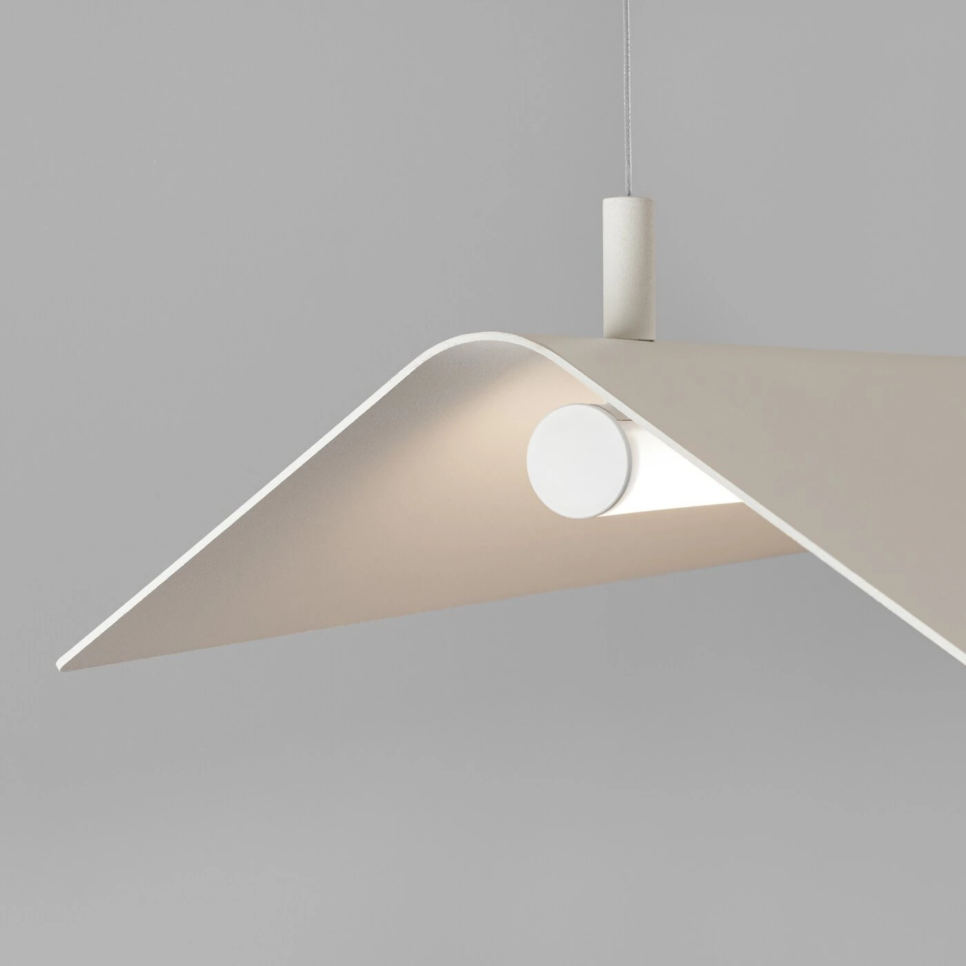 Pendant lamp 150 cm – linear, beige, CRI98 LED
