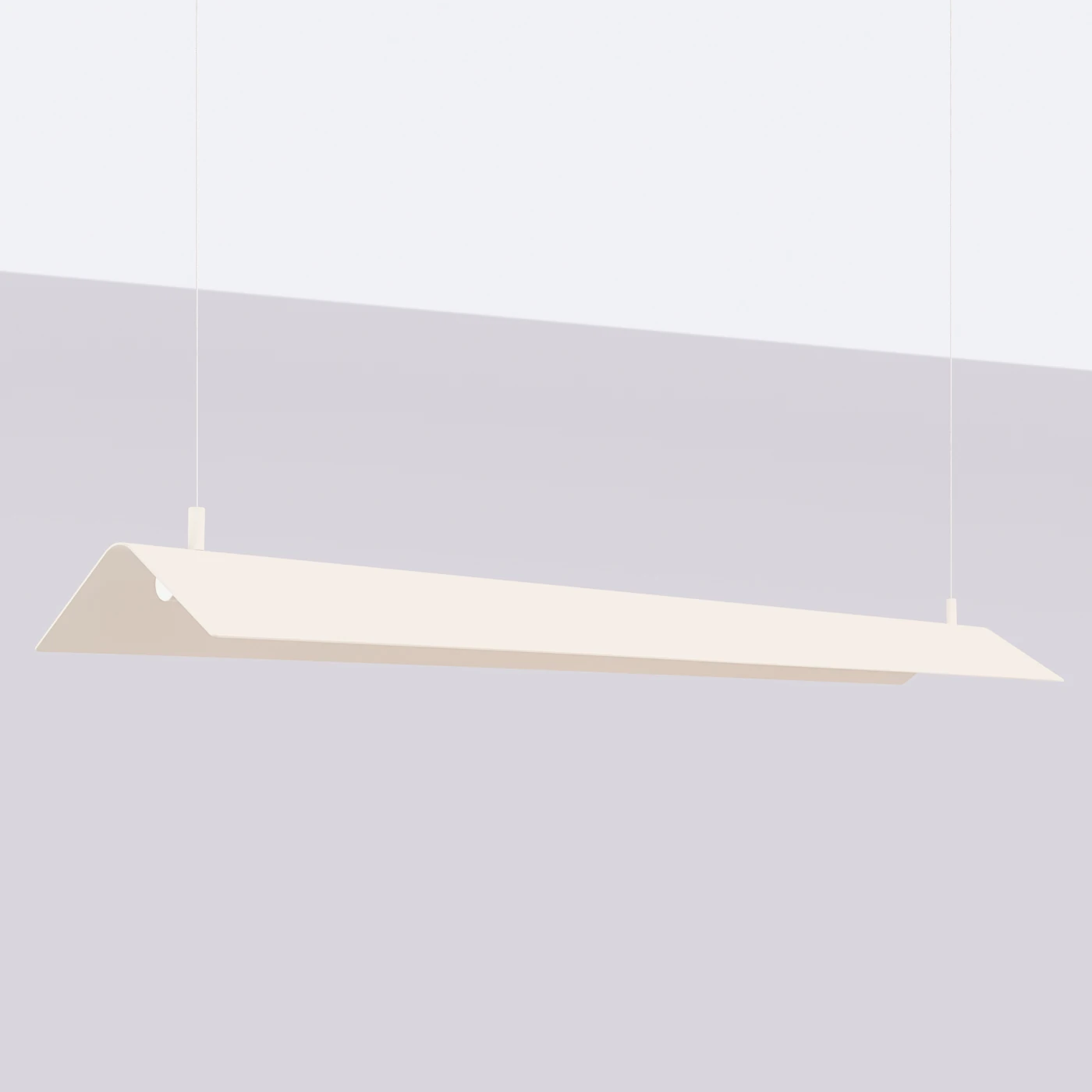 Pendant lamp 150 cm – linear, beige, CRI98 LED