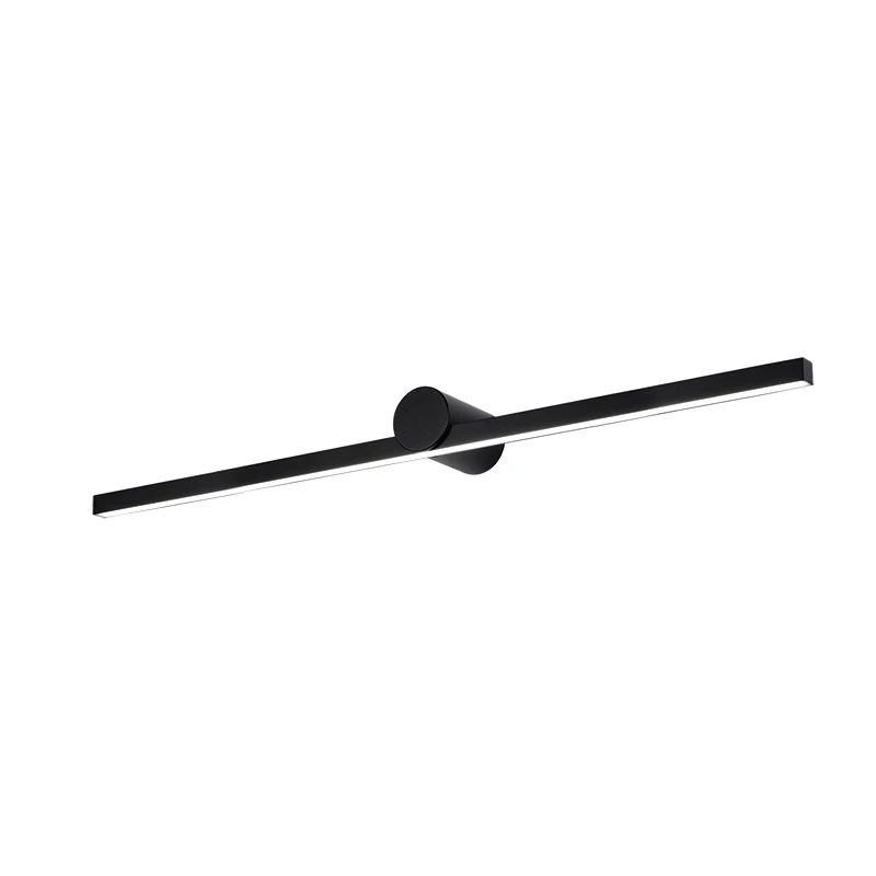 Linear LED Bathroom Wall Light, IP54, Sandy Black