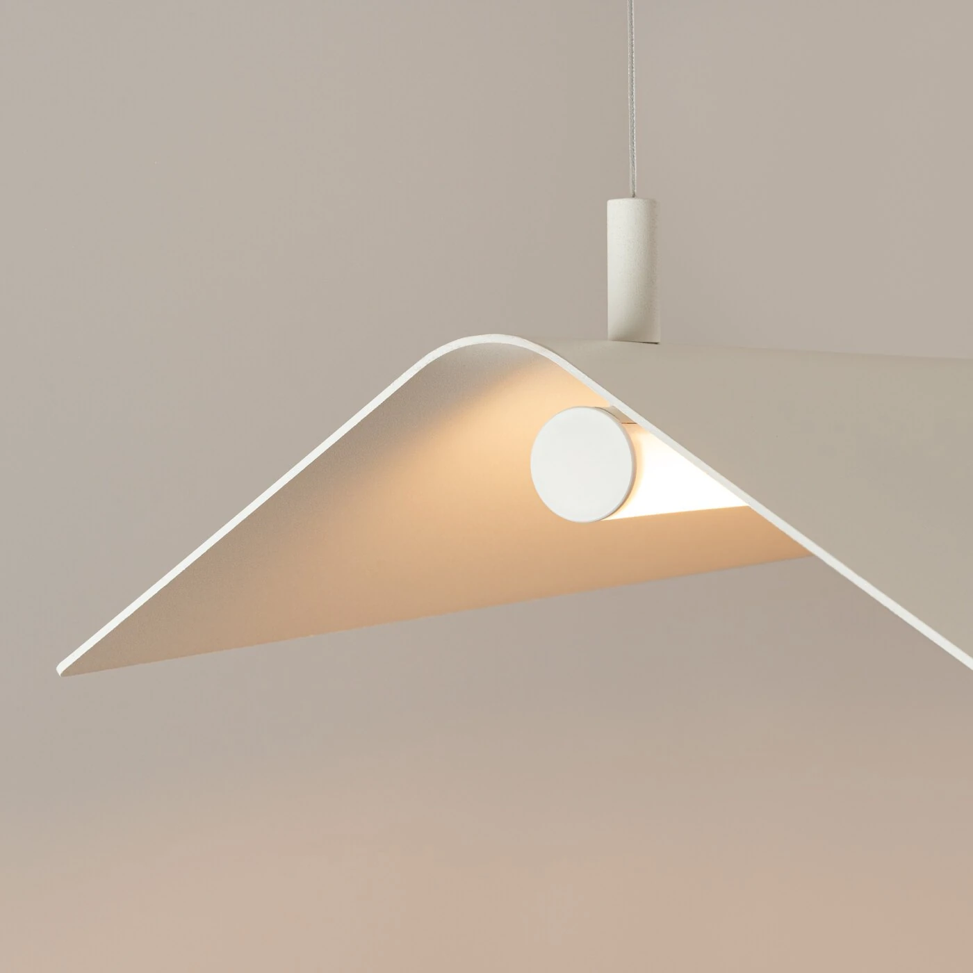 Pendant LED light 150 cm – linear, beige, CRI93
