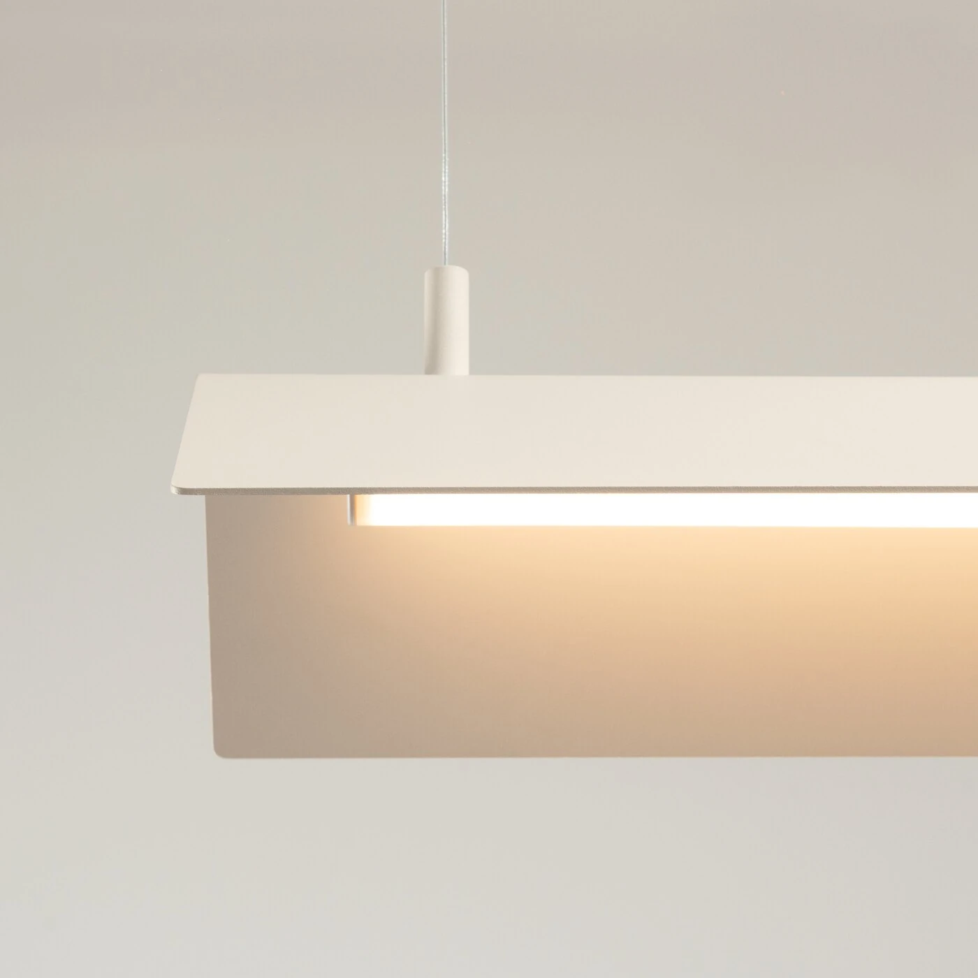 Pendant LED light 150 cm – linear, beige, CRI93