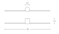 9W 3000K Matt Black Linear Surface LED Light - Image 3