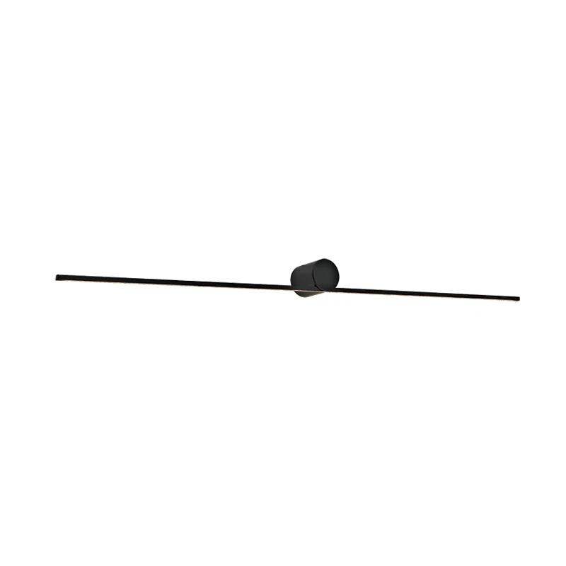 9W 3000K Matt Black Linear Surface LED Light