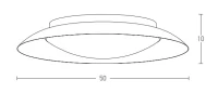 Ceiling Light 28W LED Black-Copper - Image 3