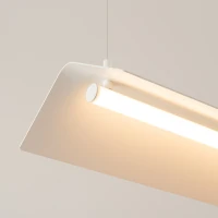 Pakabinamas šviestuvas 150 cm/24W – linijinis, baltas, CRI93 - Nuotrauka 4
