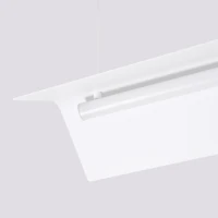Pakabinamas šviestuvas 150 cm/24W – linijinis, baltas, CRI93 - Nuotrauka 7