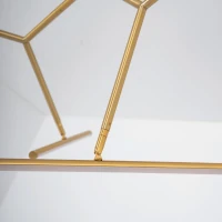 Gold Matt Geometric LED Pendant Light - Image 4