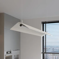 Pakabinamas LED šviestuvas 150 cm – linijinis, baltas, CRI98 - Nuotrauka 14