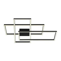 Matt Black Geometric LED Ceiling Light - Image 2