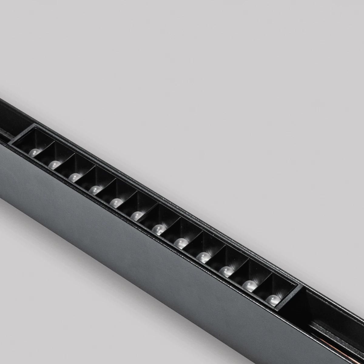 Magnetic LED Track Light Module 8W 4000K, Matt Black
