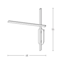 Minimalist Matt Black LED Wall Sconce - Image 4