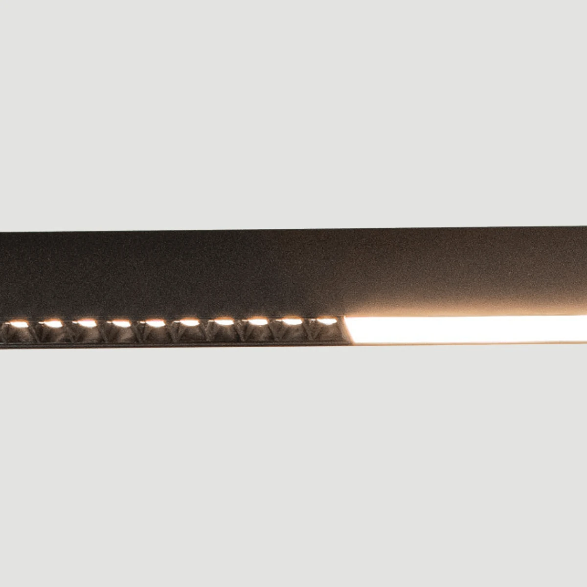 Magnetic Linear LED Track Light 8W 3000K Black