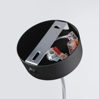Pendant LED lamp 120 cm – linear, black, dimmable with remote - Image 8